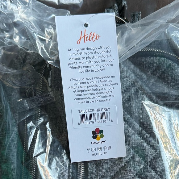 NWT Lug Sling Tailback in Heather Grey - Picture 6 of 6